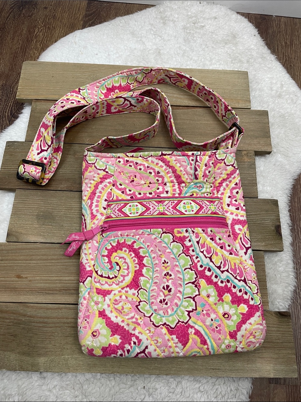 Vera Bradley Capri Melon Full Size Hipster Crossbody Purse
